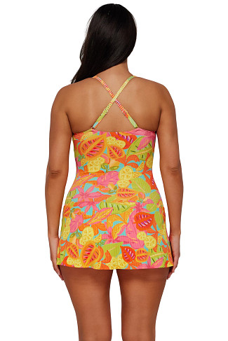 CITRUS GROVE SANDBAR RIB Sienna Swimdress