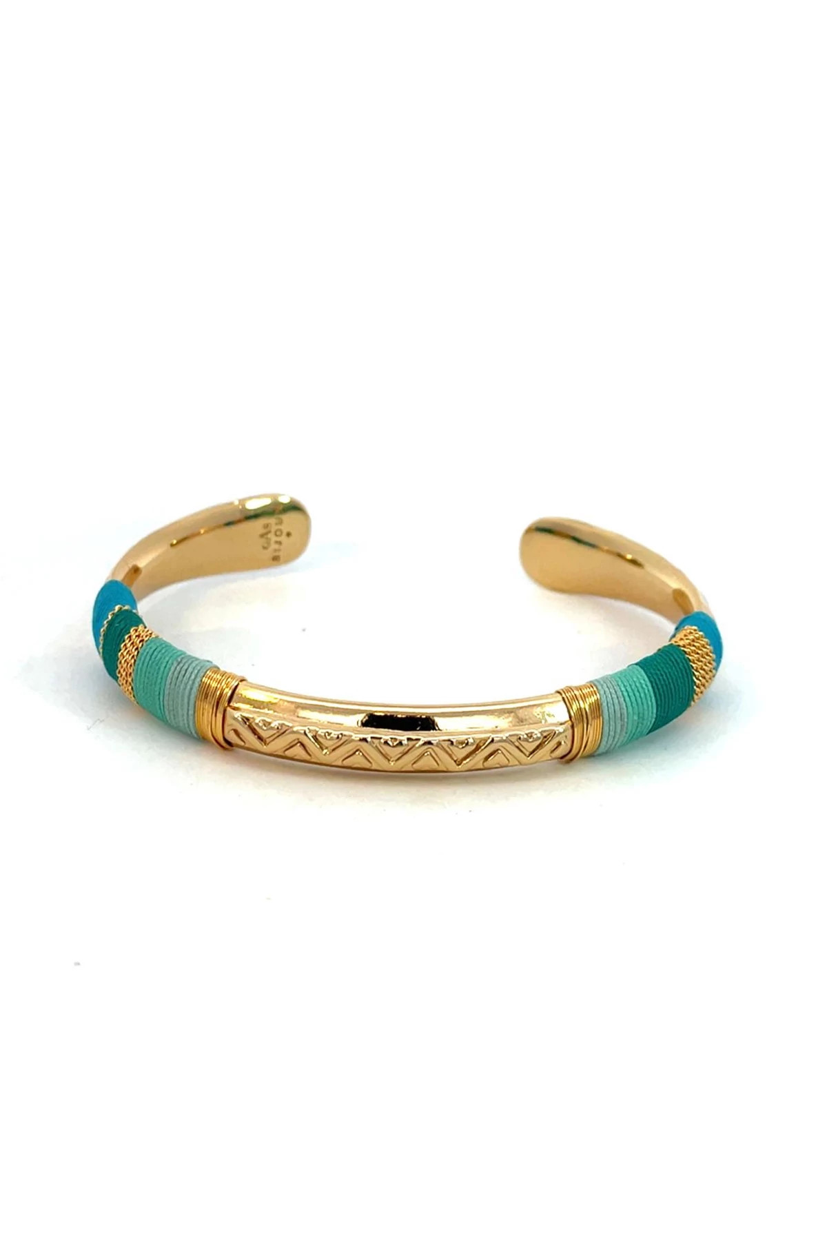 380 BLUE Massai Cuff Bracelet image number 1