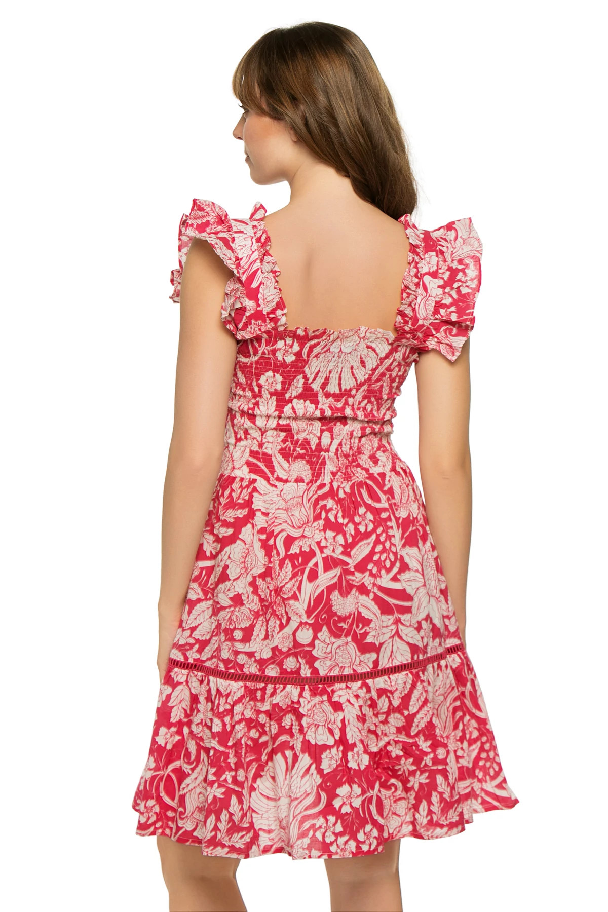 LAIKA PINK Elena Smocked Dress image number 2