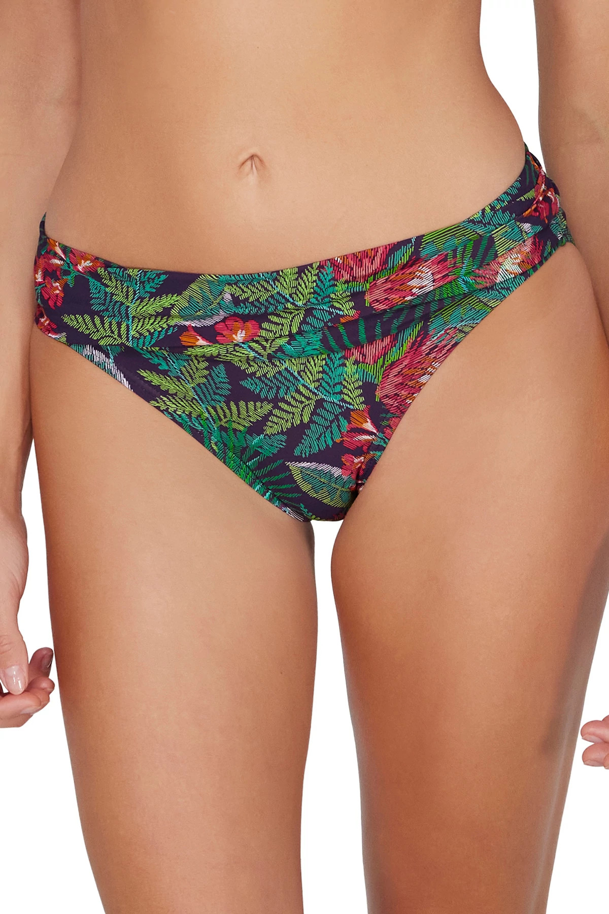 WELCOME TO RIO Unforgettable Banded Hipster Bikini Bottom image number 1