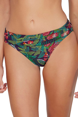 WELCOME TO RIO Unforgettable Banded Hipster Bikini Bottom