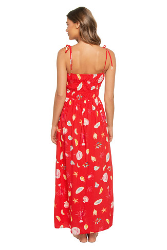 RED Sirena Lobster Print Maxi Dress