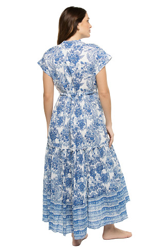 LETICIA BLUE Mumi Midi Dress