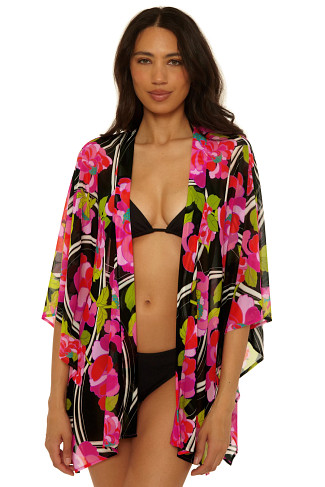 MULTI Bougainvillea Kimono