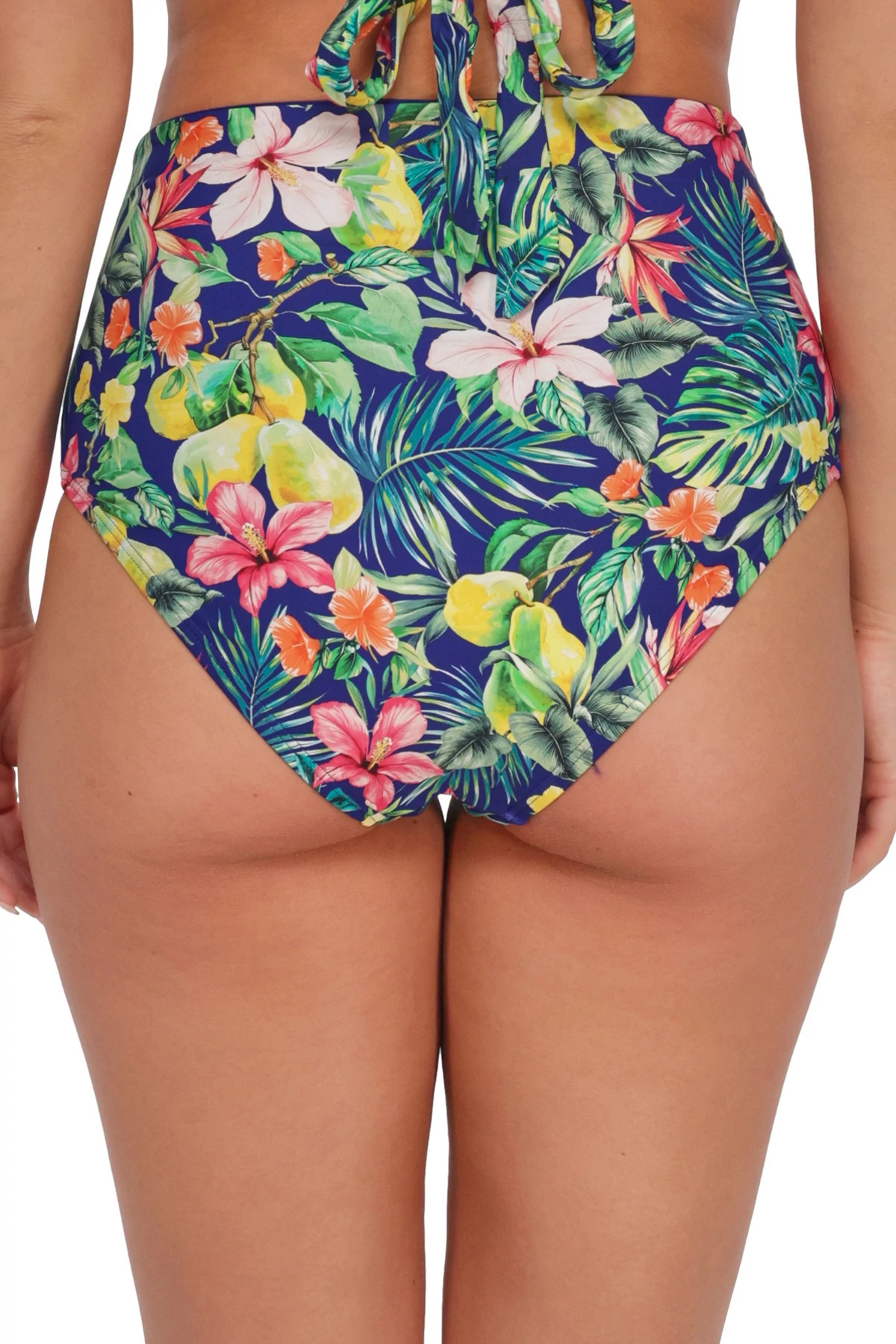 SEASIDE HARVEST Capri High Waist Bikini Bottom image number 4