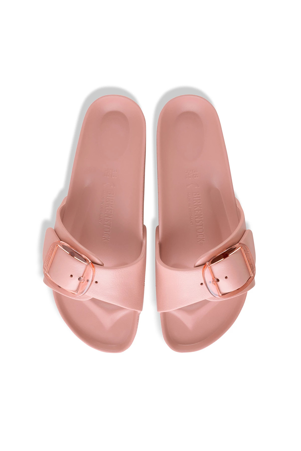 PINK CLAY Madrid Big Buckle Slides image number 1