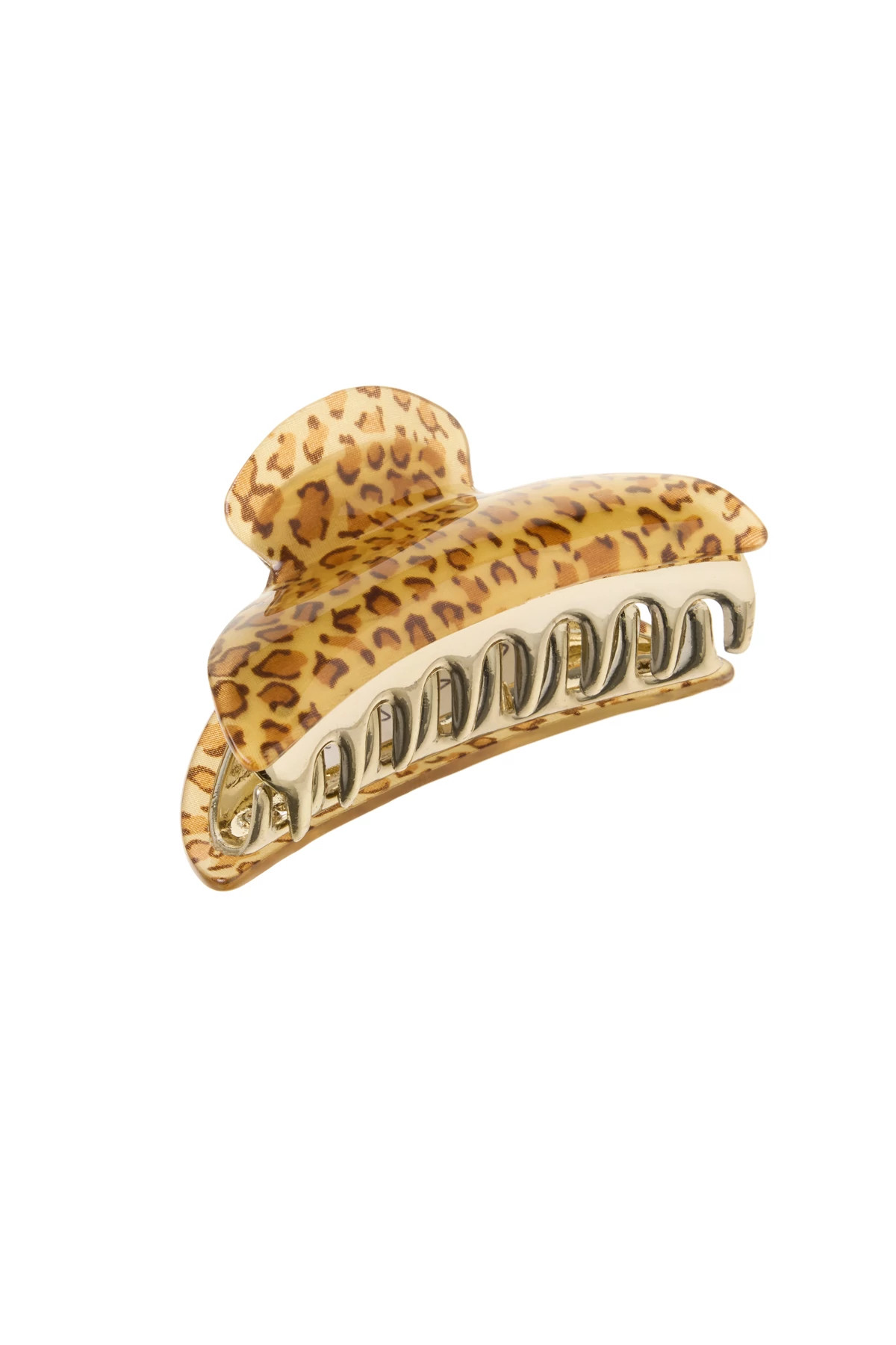 MULTI Leopard Print Hair Clip image number 1