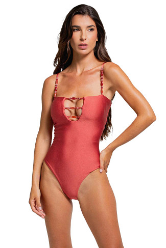 POPPY Plunge One Piece Swimsuit