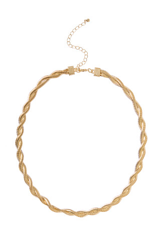 GOLD Twist Chain Necklace