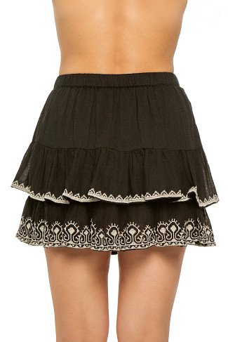 BLACK Ruffle Skirt
