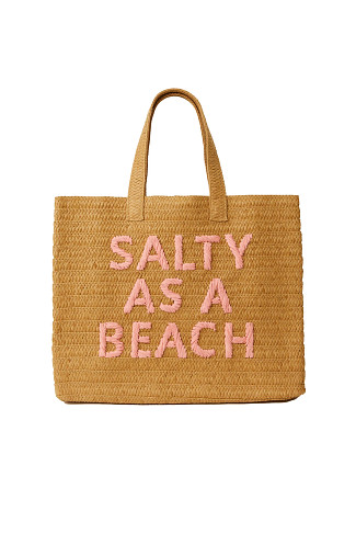 SAND CORAL Salty as a Beach Tote