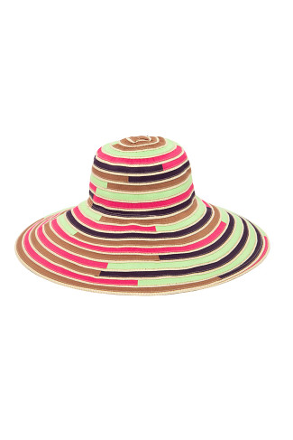 MULTI Mixed Ribbon Sunhat