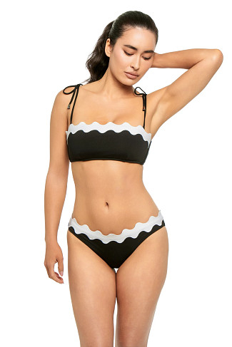 BLACK Gia Bandeau Bikini Top
