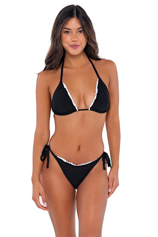 BLACK Cambria Sliding Triangle Bikini Top