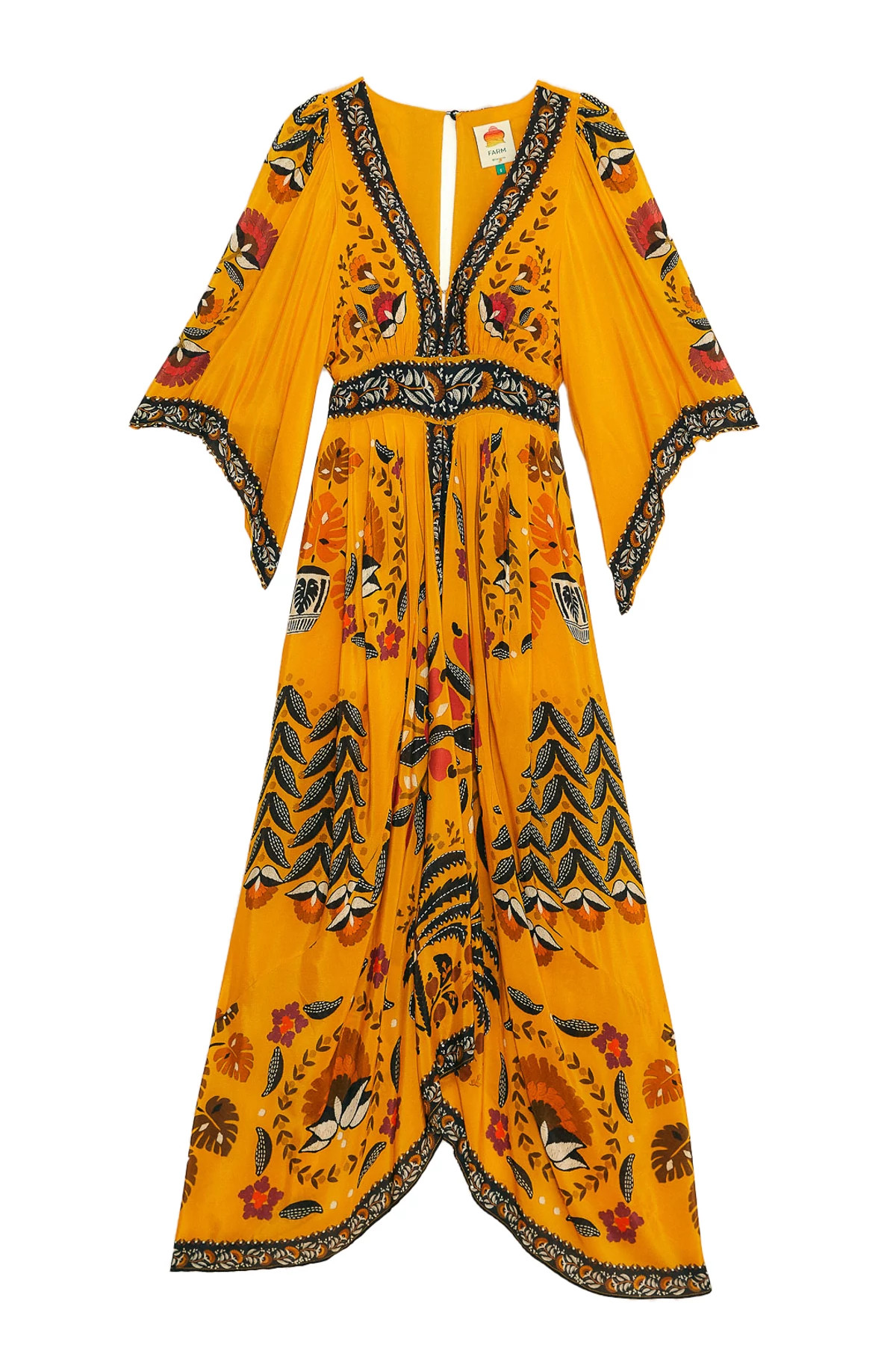 TROPICAL TAPESTRY Tropical Tapestry Caftan Dress image number 4