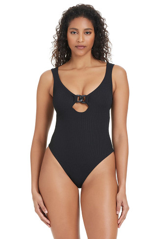 BLACK Stay Connected One Piece Swimsuit