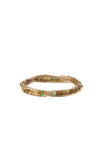 BROWN Elastic Bracelet Set