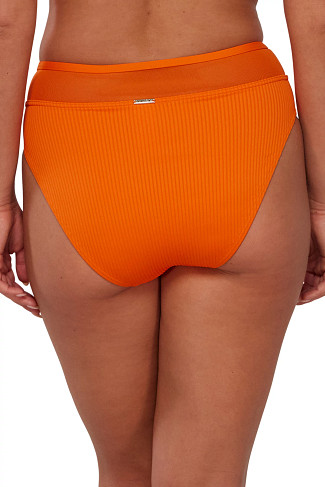 KUMQUAT SANDBAR RIB Annie High Waist Bikini Bottom