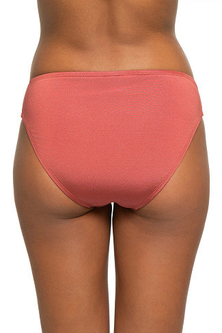 SOFT SIENNA Shirred Hipster Bikini Bottom