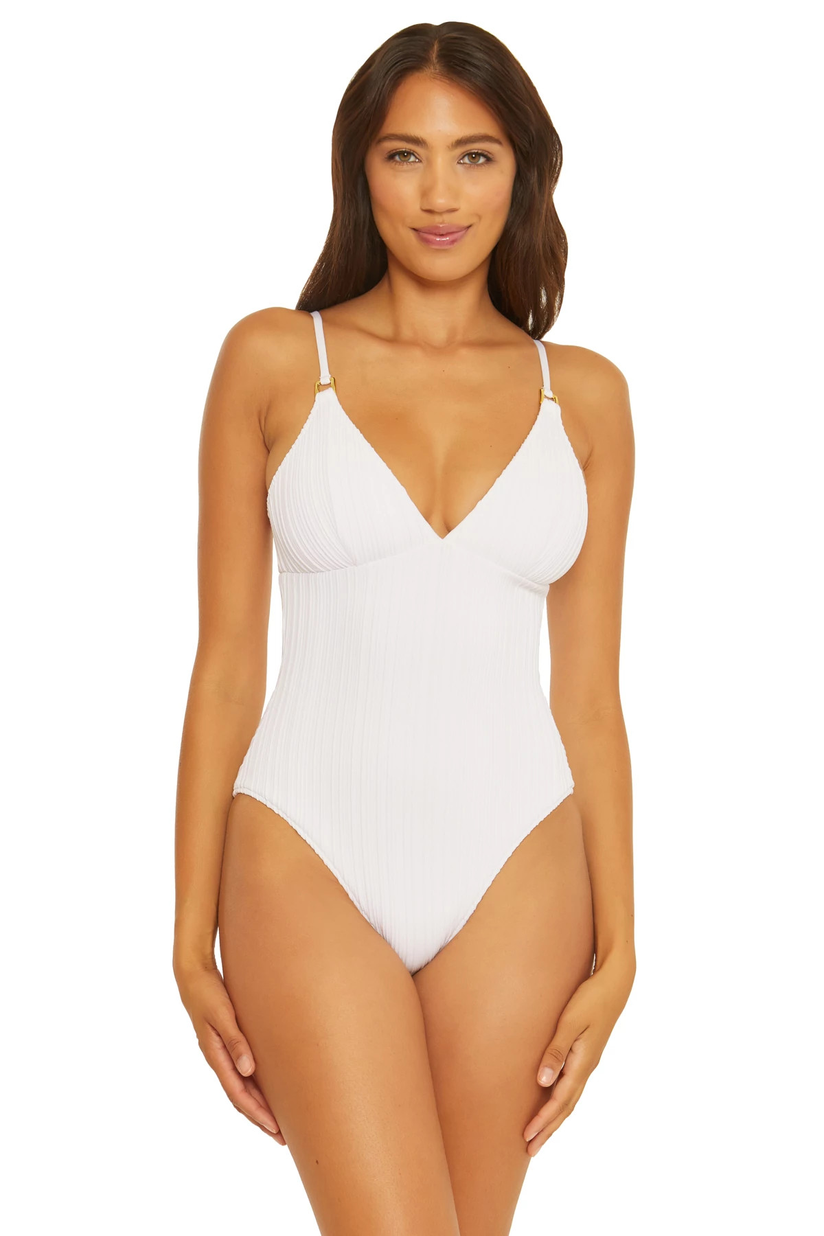WHITE Abigail One Piece Swimsuit image number 1