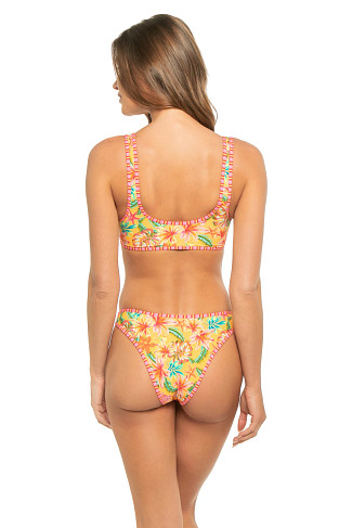WARM TROPICS Bonaire Tropical Bralette Bikini Top