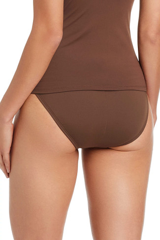 ROCKPOOL Shirred Banded Hipster Bikini Bottom