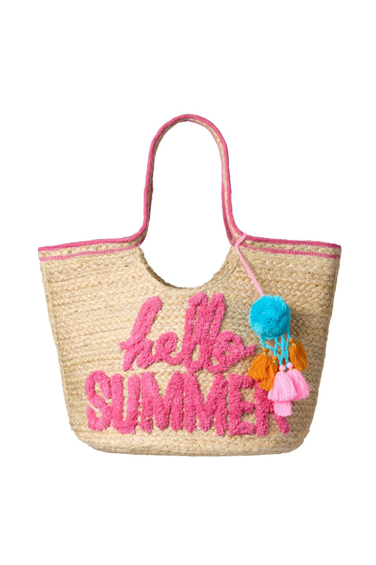 NATURAL Hello Summer Beach Tote image number 1