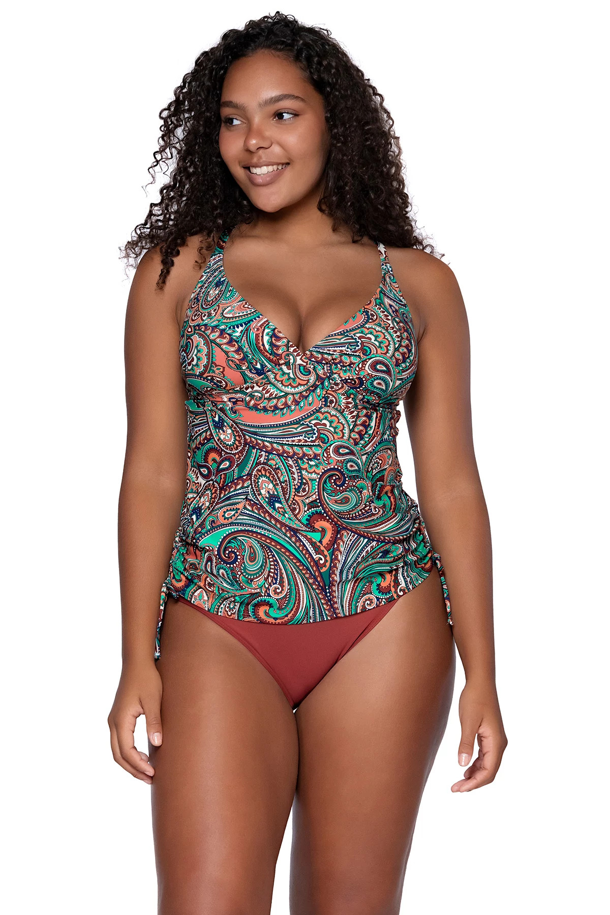 ANDALUSIA Cassie Underwire Tankini Top image number 1
