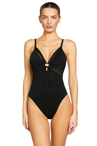 BLACK Isabelle Keyhole One Piece Swimsuit