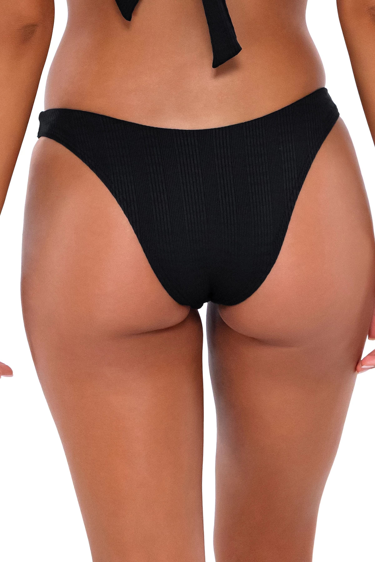 BLACK Maddie Brazilian Bikini Bottom image number 2