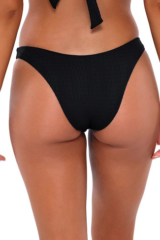 BLACK Maddie Brazilian Bikini Bottom