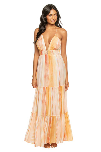 CORAL STROVIA Coral Maxi Dress