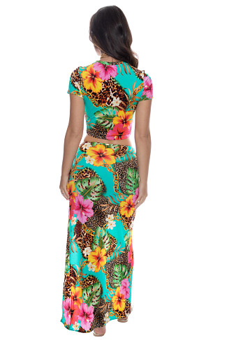 MULTI Visions Of Paradise Crop Top