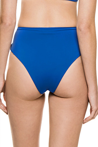 MATISSE BLUE Riviera Banded High Waist Bikini Bottom