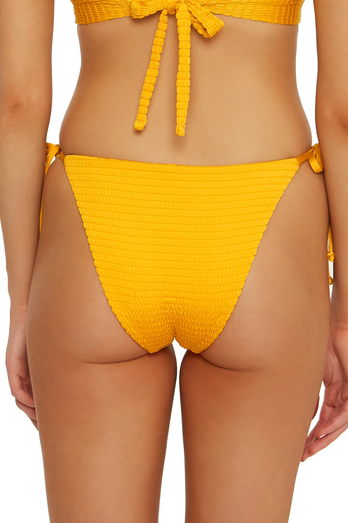 HONEY MUSTARD Cali Tie Side Bikini Bottom image number 2