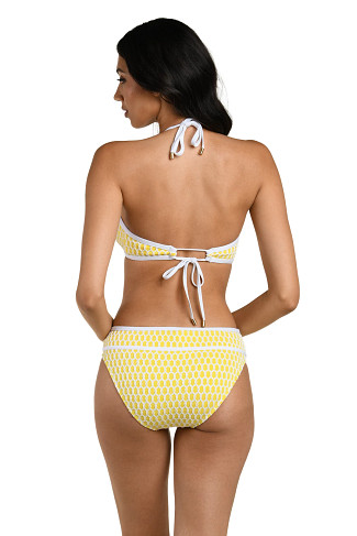 SOLEIL Triangle Halter Bikini Top