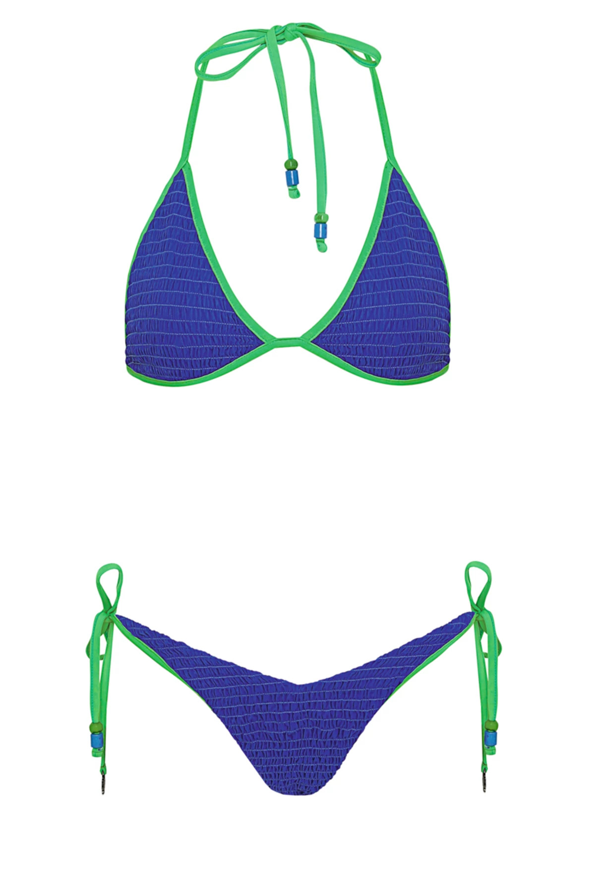 COBALT BLUE Dreamscape Reversible Brazilian Bikini Bottom image number 5