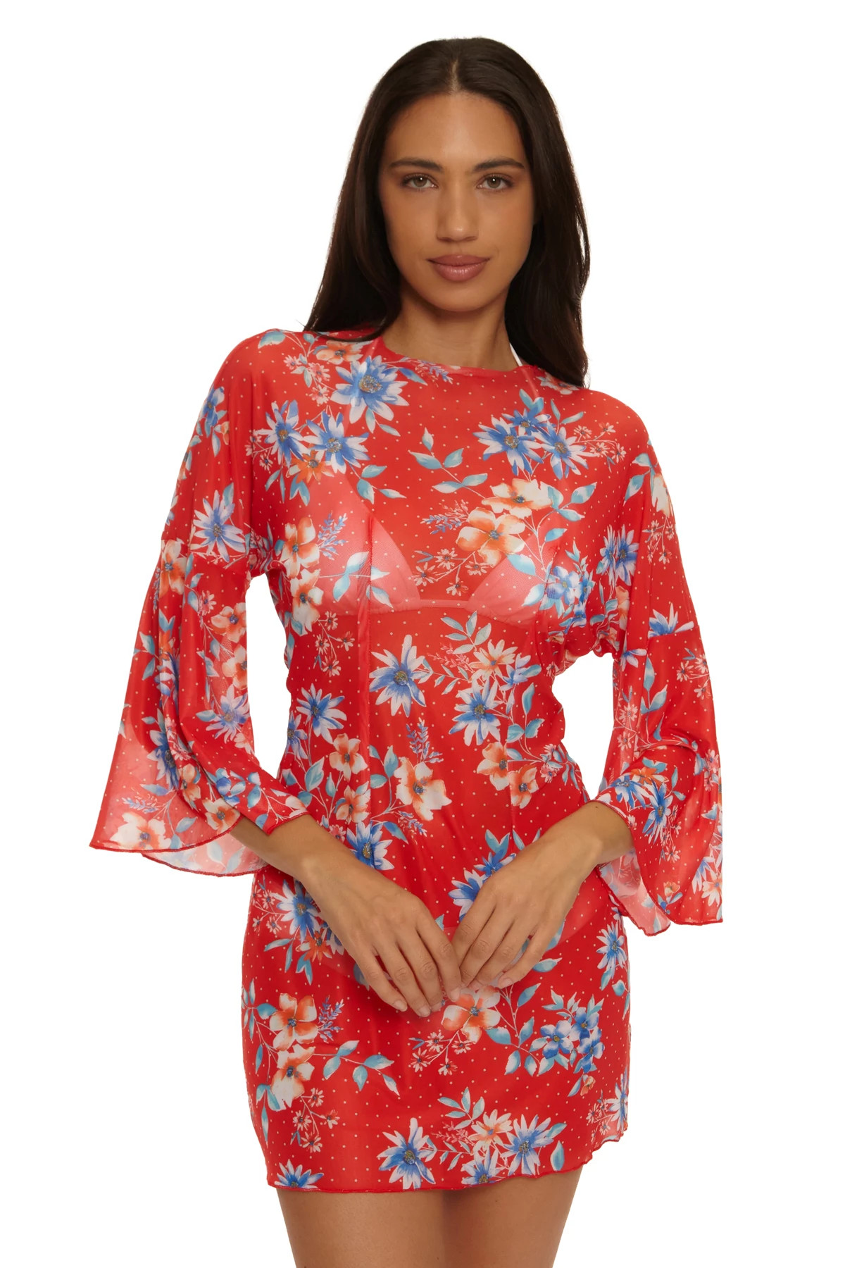 MULTI Country Side Kimono Cover Up image number 3