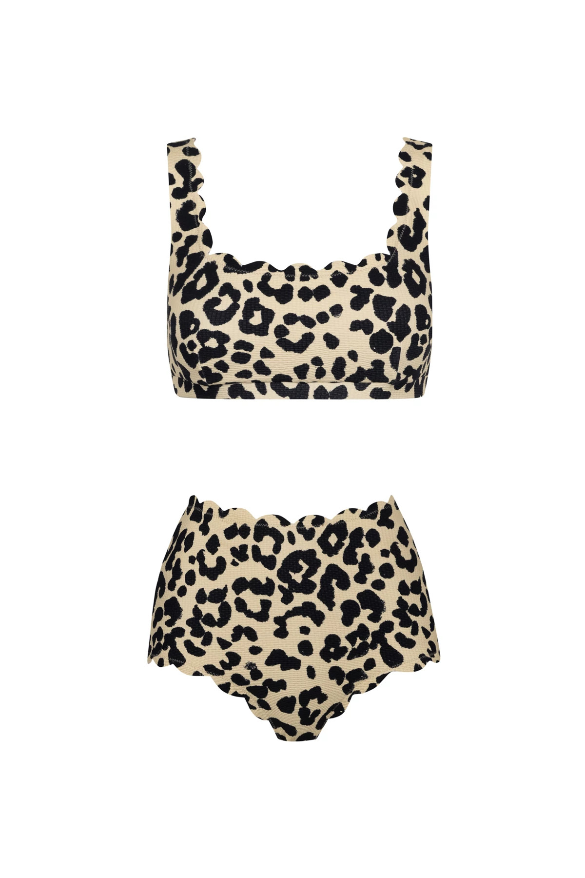 CHEETAH Palm Springs Scallop Bralette Bikini Top image number 4