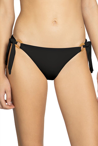 BLACK Tie Side Hipster Bikini Bottom