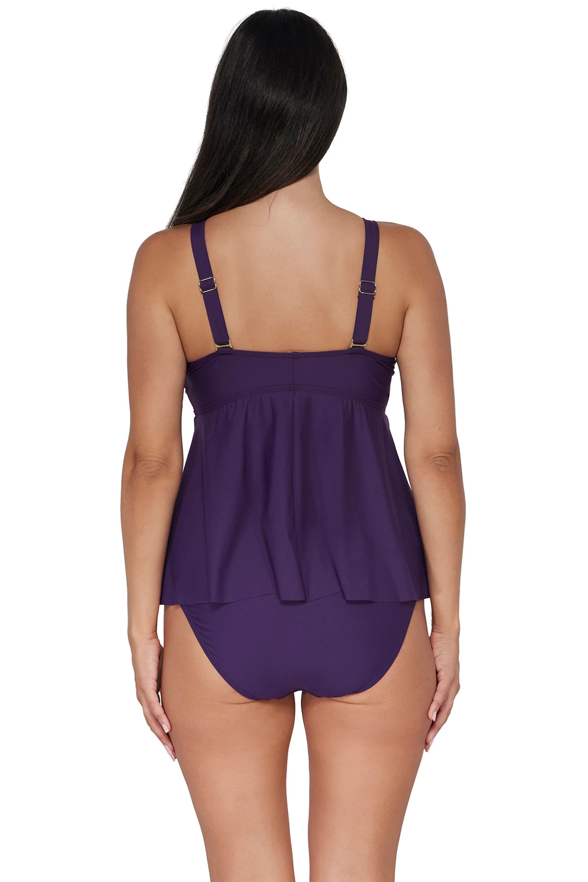 PARADISE PLUM Marin Tankini Top image number 3