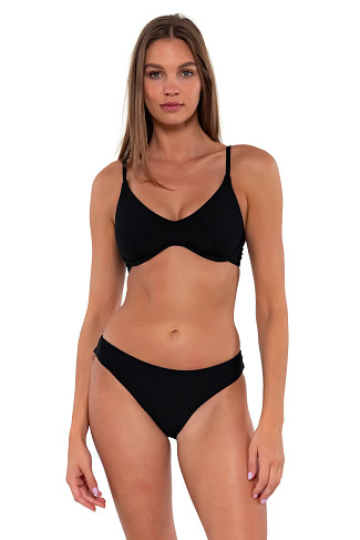 BLACK Brooke U-Wire Bikini Top