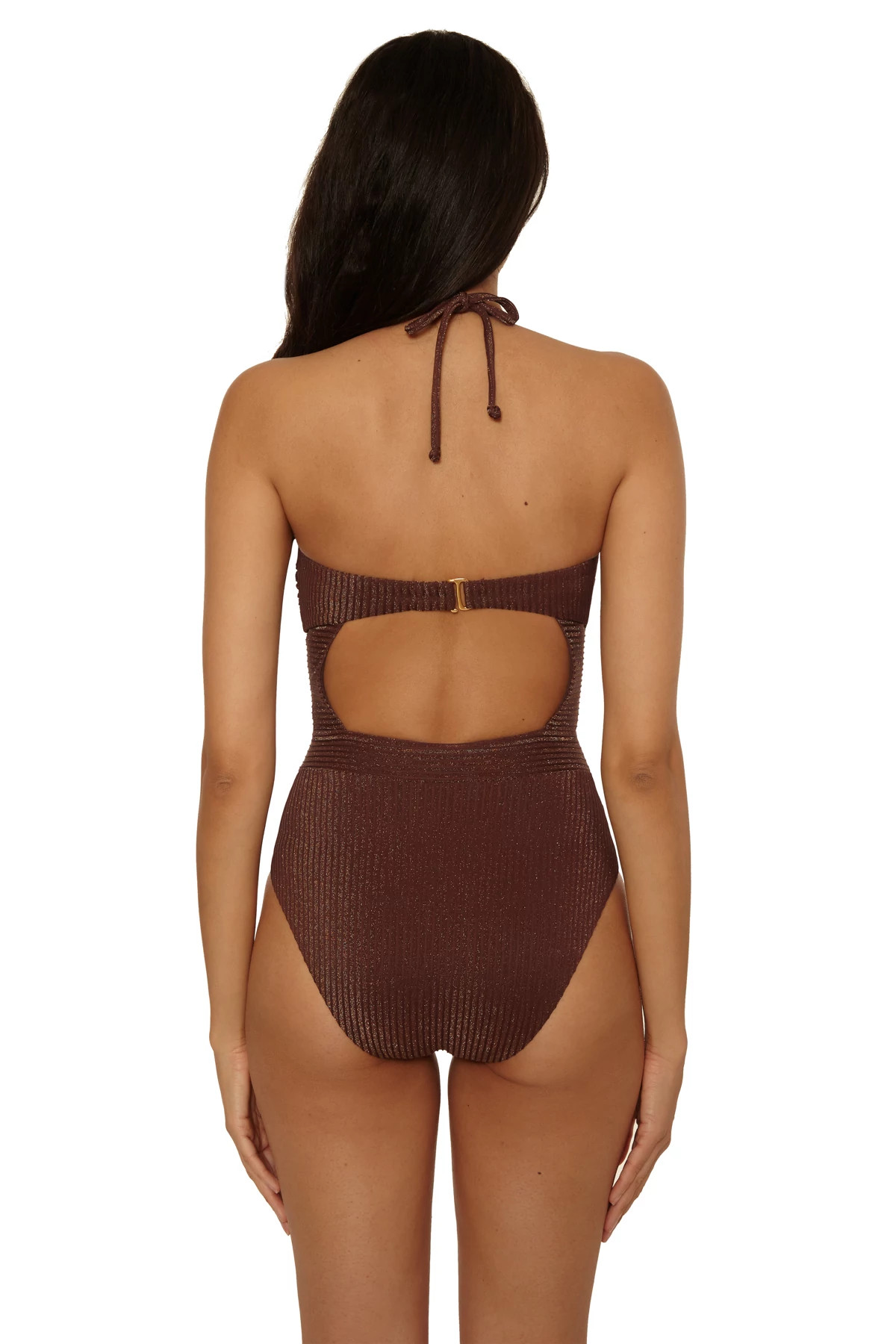 MOCHA Brinley Bandeau One Piece Swimsuit image number 2