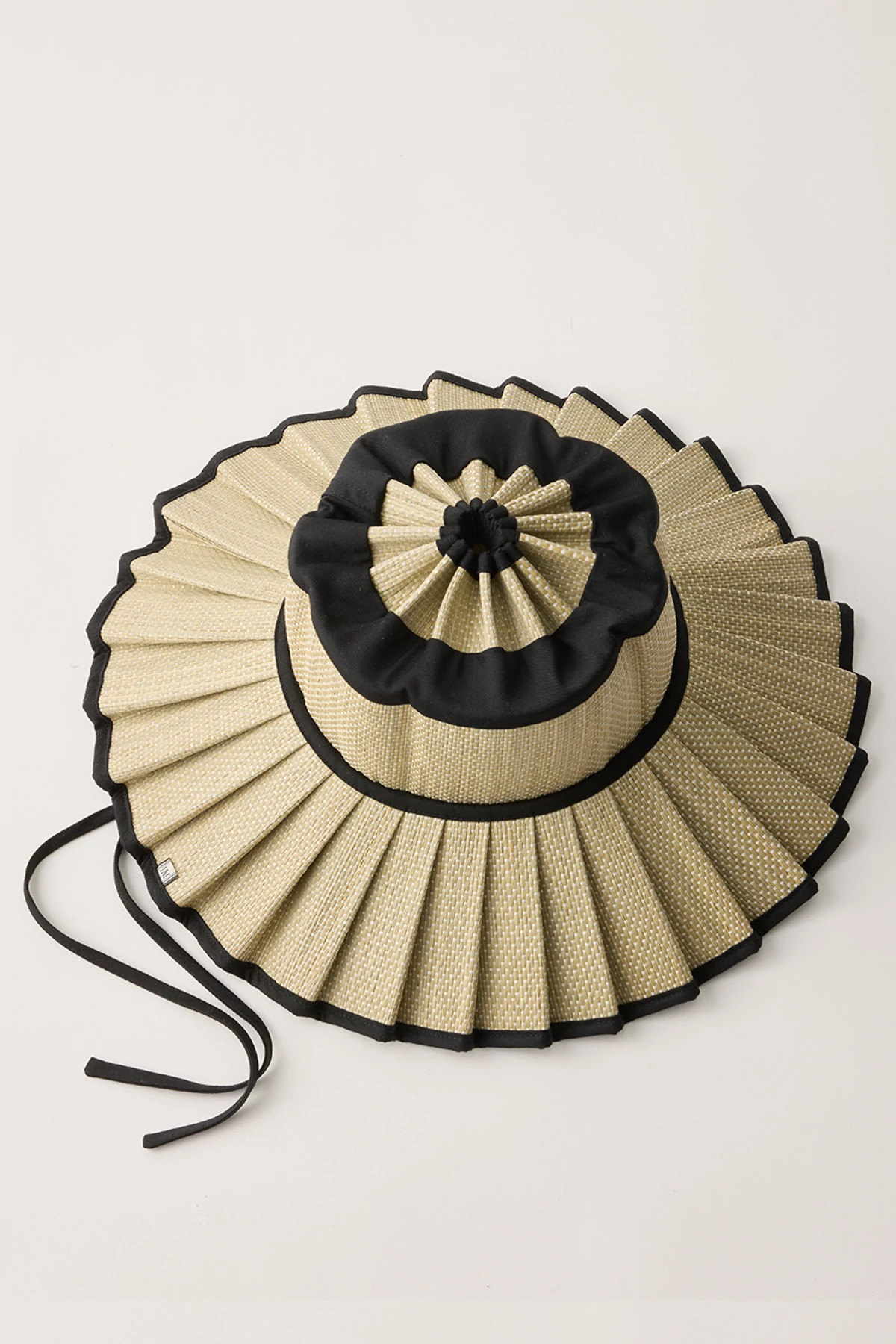 ANTIBES Capri Pleated Brim Packable Sun Hat image number 5