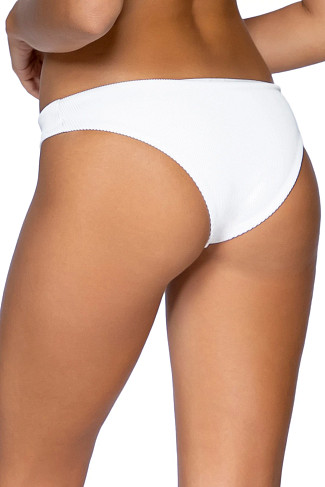 OPTIC WHITE Zaina Hipster Bikini Bottom
