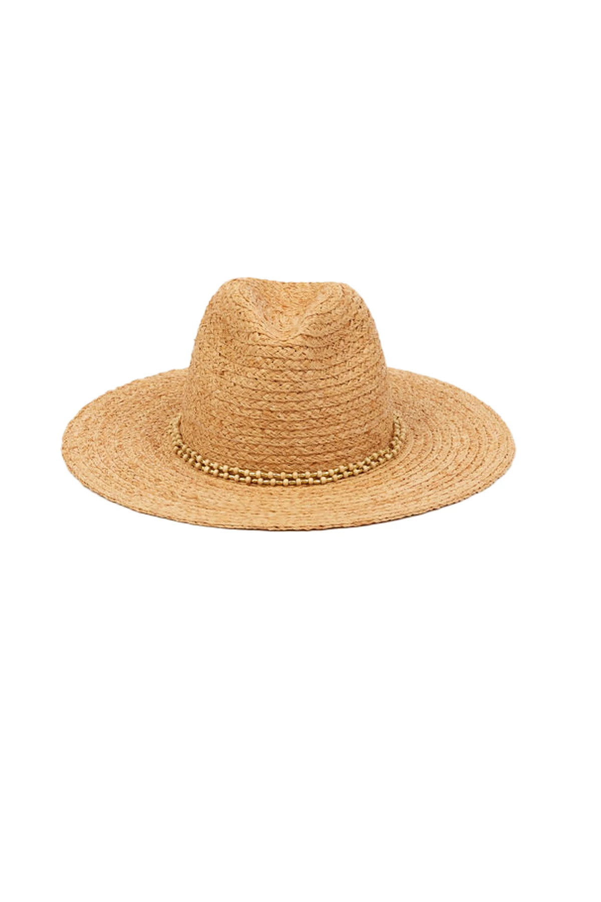 NATURAL Raffia Braid Panama Hat image number 1