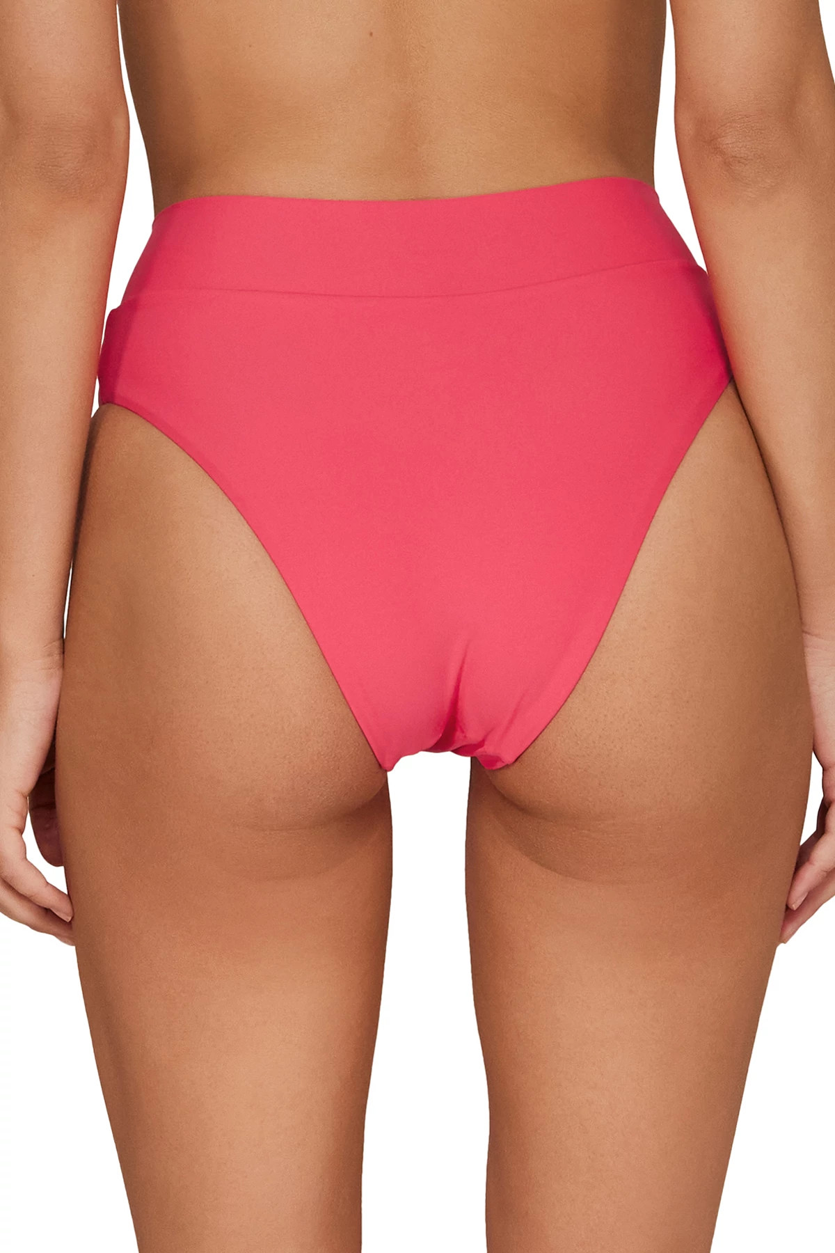 WATERMELON Delfina V Front High Waist Bikini Bottom image number 2