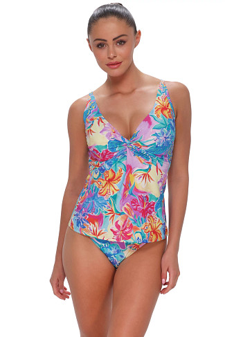 ALOHA VISTA Forever Underwire Tankini Top (E-H Cup)