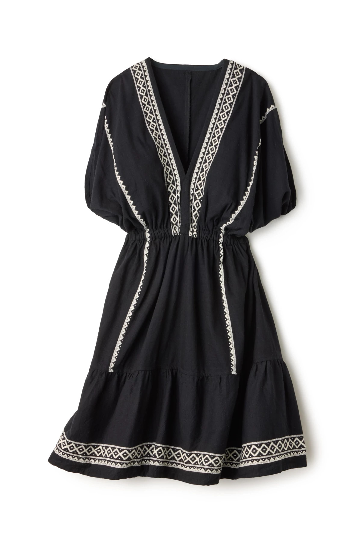 LULIT BLACK Alem Plunge Mini Dress image number 4