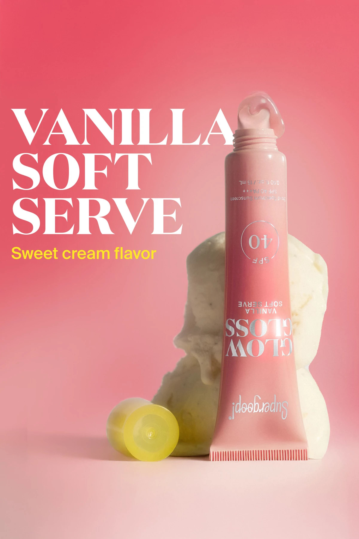 VANILLA Vanilla Soft Serve SPF Lip Gloss image number 4
